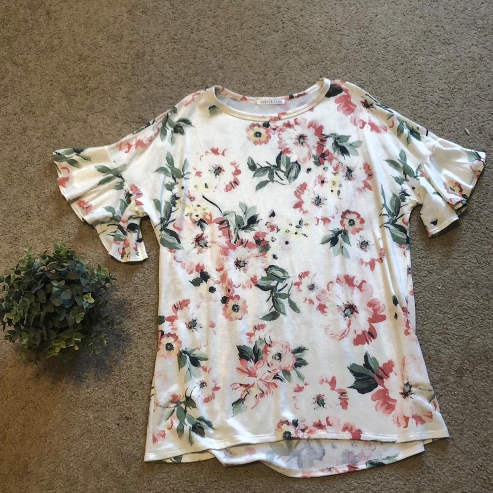 CHRIS & CAROL Floral Top